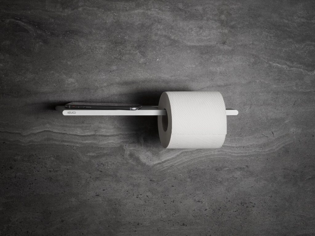 Keuco — Porte-rouleau avec tablette Edition 400