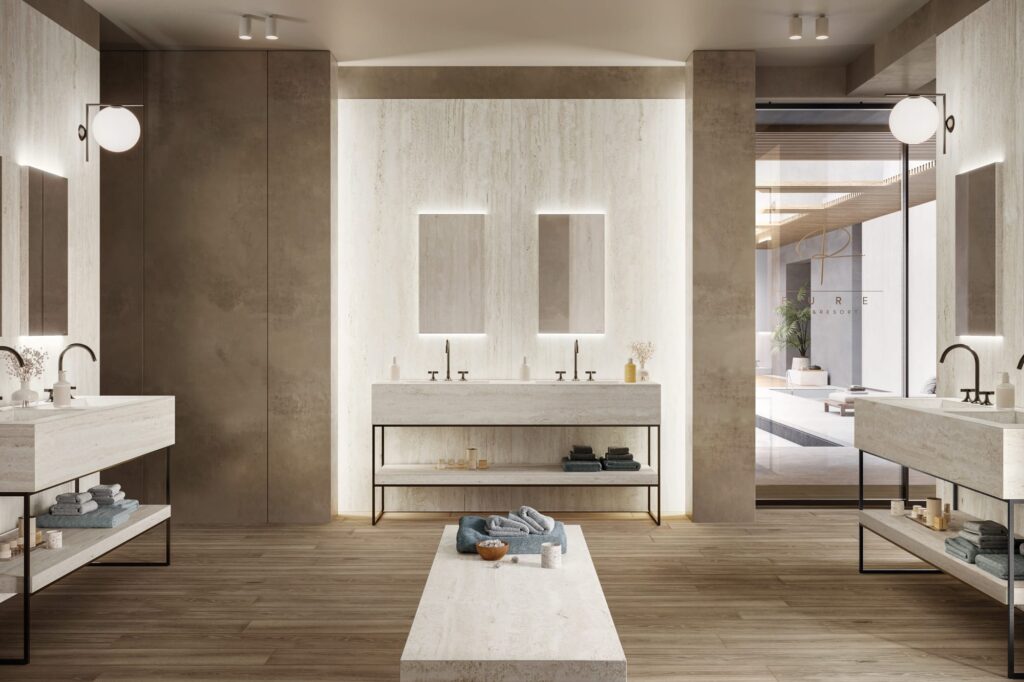 Mirage — Elysian Travertini EY10, Bathmood Glad
