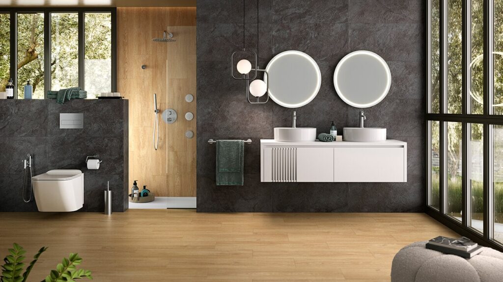 Porcelanosa — Image Dark et Par-ker Tanzania Nut