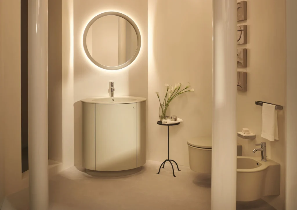 Ceramica Cielo — Ares, meuble avec vasque elliptique