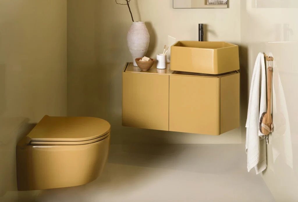 Ceramica Cielo — Kanto, meuble-vasque d&rsquo;angle