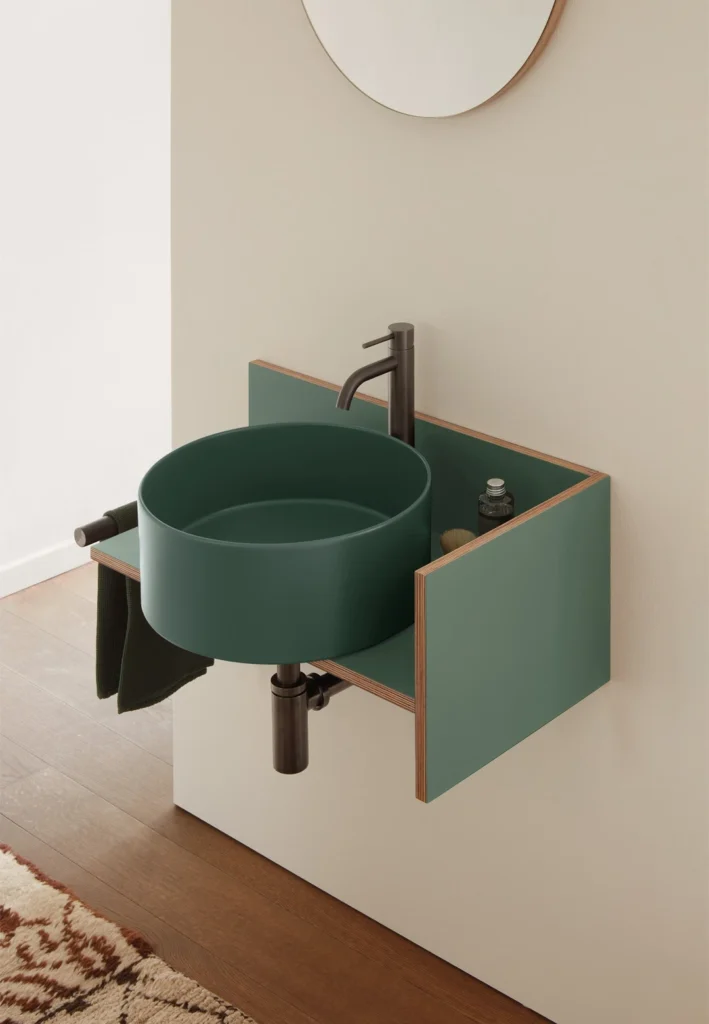 Ceramica Cielo — Theo 70, vasque verte