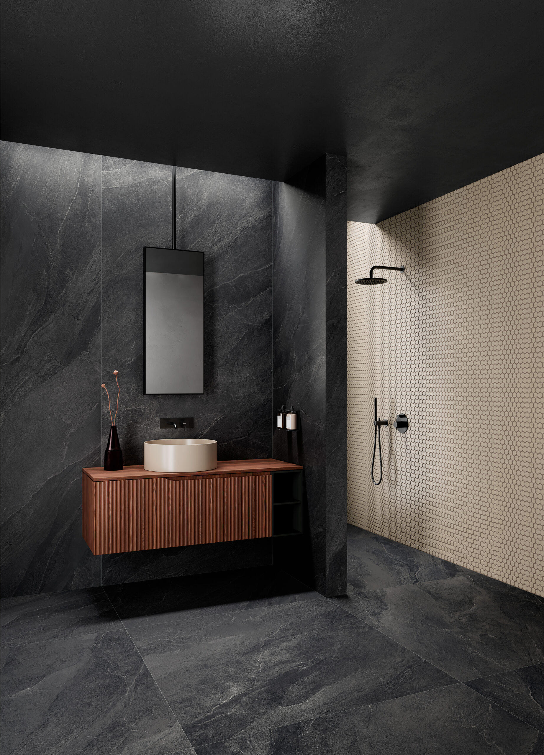 Slaten Stone Black & Res Art Dune
