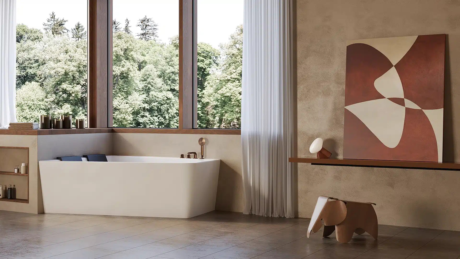 Dafne Corner, baignoire d&rsquo;angle
