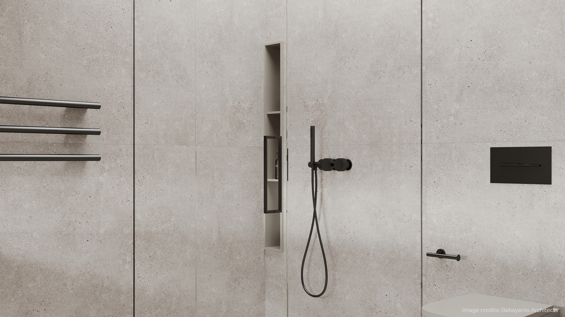 M Slim Gunmetal — douche