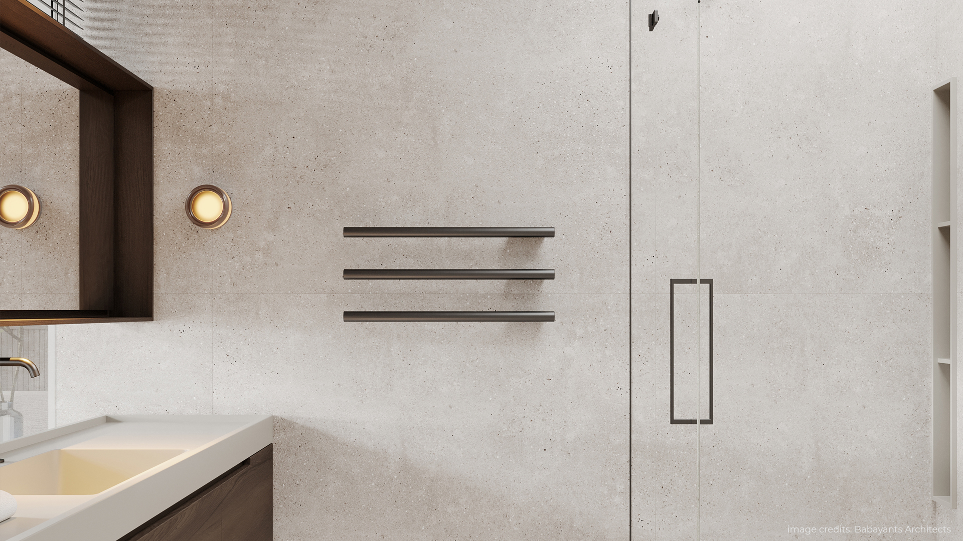 M Slim Gunmetal — salle de bain
