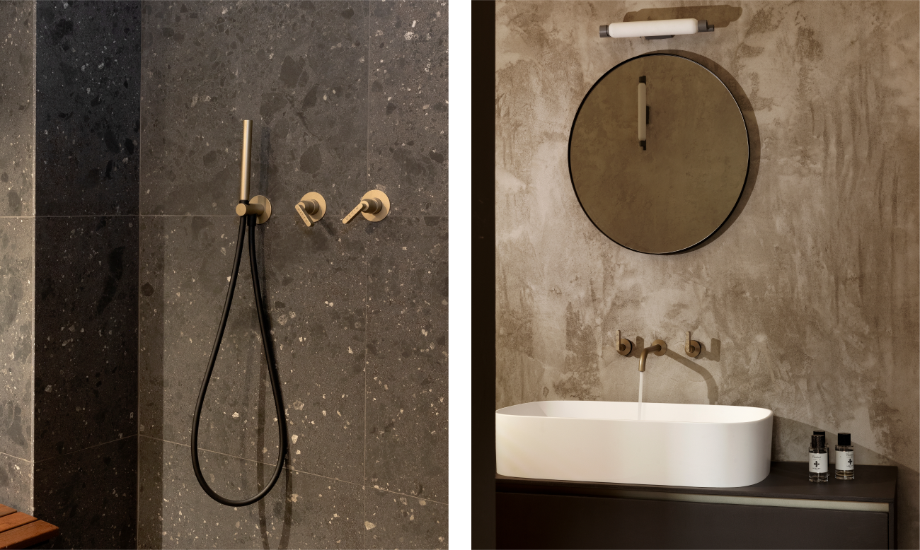 Koè, ensemble de douche avec douche de tête ronde