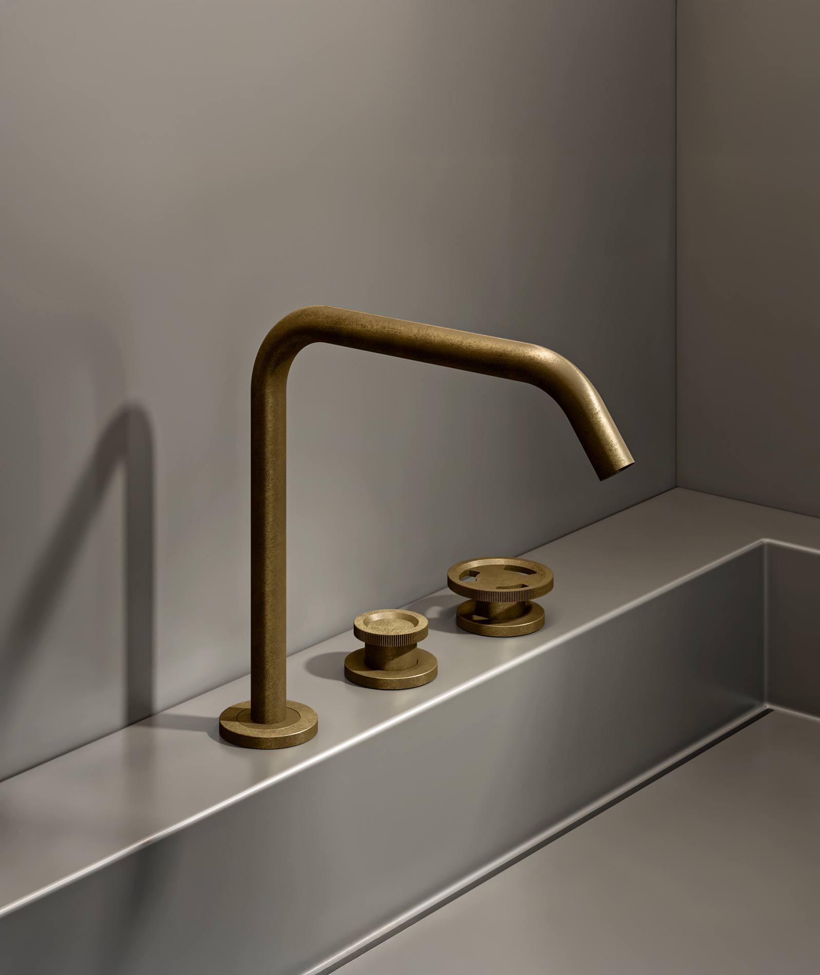 Style Contemporary — finition bronze