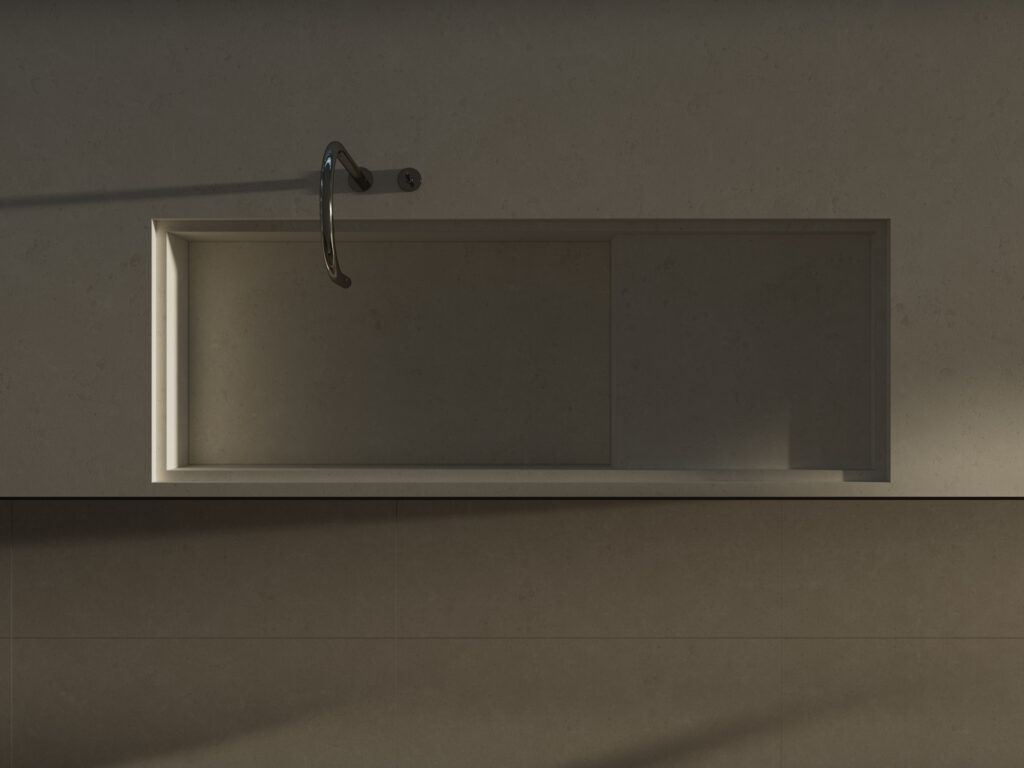 Living Ceramics — Luna Ice — baignoire habillée